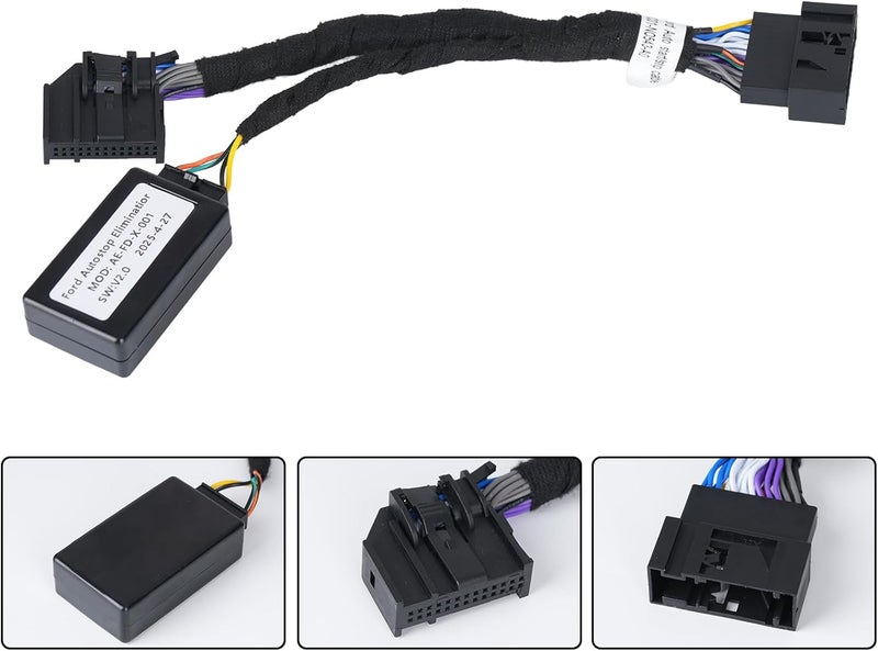 Funny Auto Start Stop Eliminator Fit for F150/Expedition/Ranger/Explorer/Bronco and 2022-2023 Maverick Automatic A-Off Start Stop Eliminator Engine Upgrade Plug&Play Automatic Stop-Start Canceller - Image 5